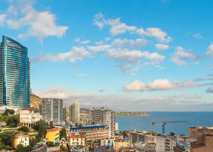 Vue Monaco & Tour Odeon - Terrasse - Parking - Bh
